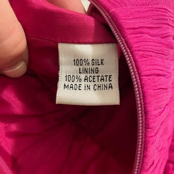 Pink Chiffon Floor Length Gown - Picture 4 of 10